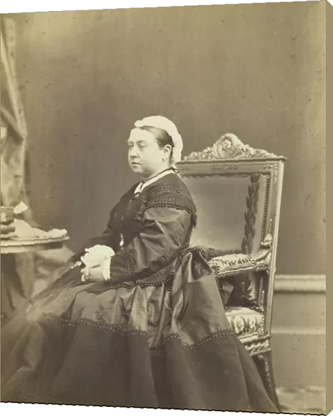 Her Majesty, Queen Victoria, December 1866. Creator: Andre-Adolphe-Eugè