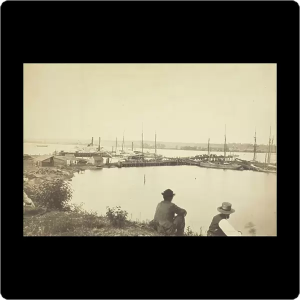 Coal Wharf, Alexandria, Virginia, 1860  /  69. Creator: Unknown
