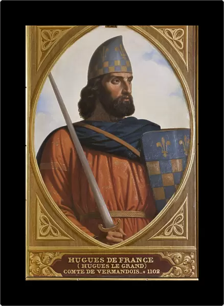 Hugh I, Count of Vermandois (1057-1101), 1840s. Creator: Decaisne, Henri (1799-1852)