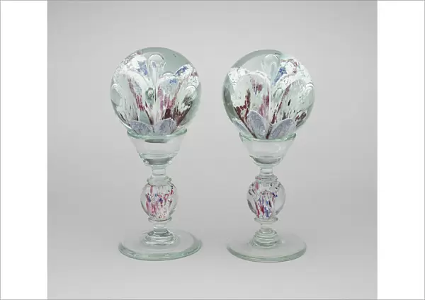 Pair of Mantel Ornaments, 1870. Creator: Unknown