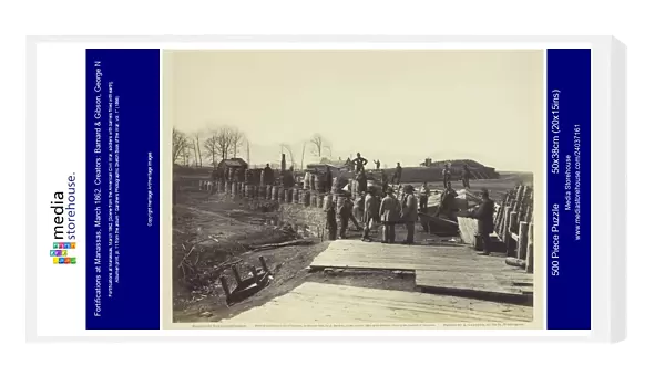 Fortifications at Manassas, March 1862. Creators: Barnard & Gibson, George N