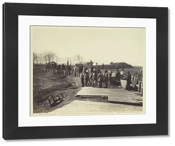 Fortifications at Manassas, March 1862. Creators: Barnard & Gibson, George N