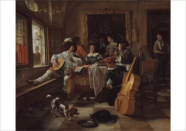 The Family Concert, 1666. Creator: Jan Steen