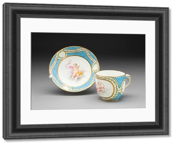 Cup and Saucer (from a tea service), Sevres, 1770. Creators