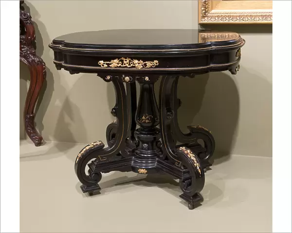 Center Table, 1869. Creators: Edward W. Hutchings, Pierre E. Guerin