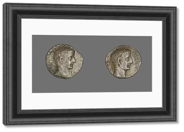 Tetradrachm (Coin) Portraying Emperor Tiberius, 14-37 CE. Creator: Unknown