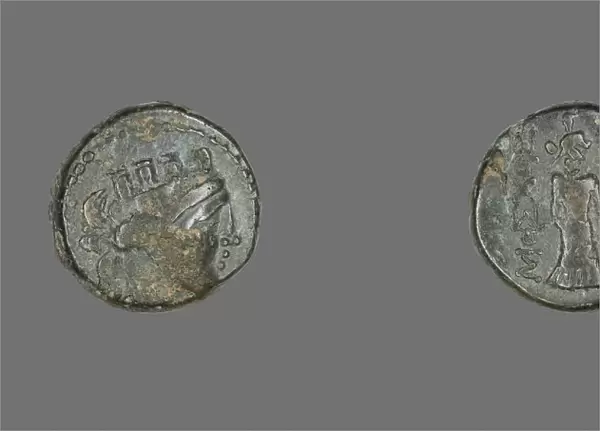 Coin Depicting the Goddess Tyche, 2nd-1st century BCE. Creator: Unknown