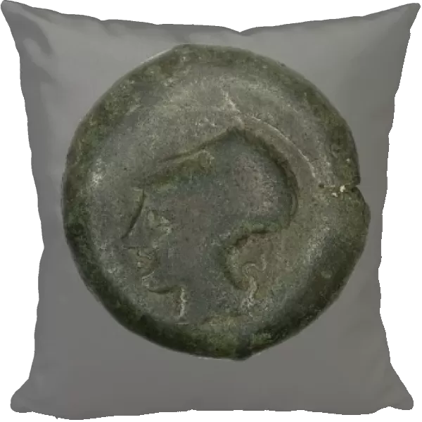 Coin Depicting the Goddess Athena, 345-317 BCE. Creator: Unknown