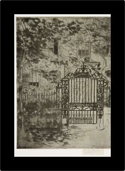 The Gate, Chelsea, 1889-90. Creator: Theodore Roussel