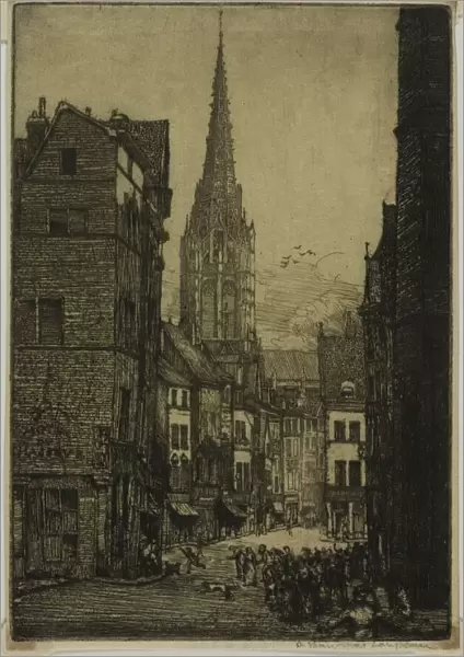 Rue du Chasseur, Rouen, 1903. Creator: Donald Shaw MacLaughlan