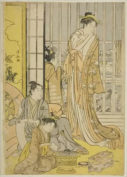 Snowy Morning in the Pleasure Quarters (Seiro yuki no ashita), c. 1789