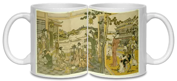 Chinese Beauties at a Banquet, Japan, 1788  /  90. Creator: Kitagawa Utamaro