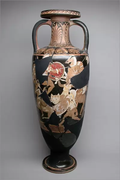 Amphora (Storage Jar), 340-330 BCE. Creator: Ixion Painter