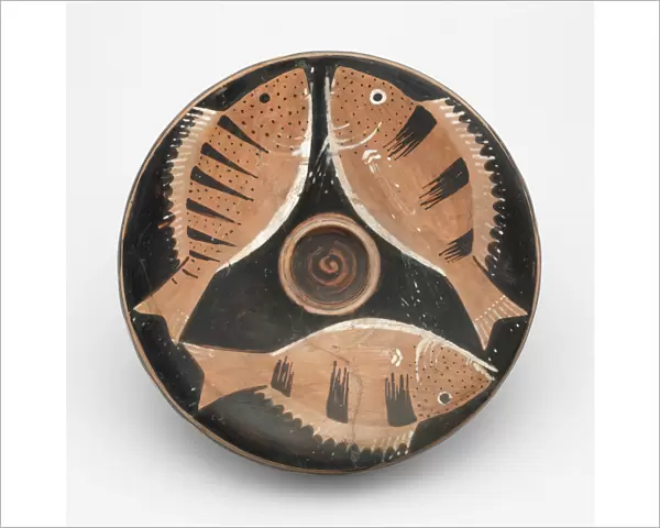 Fish Plate, 350-325 BCE. Creator: Heligoland Painter