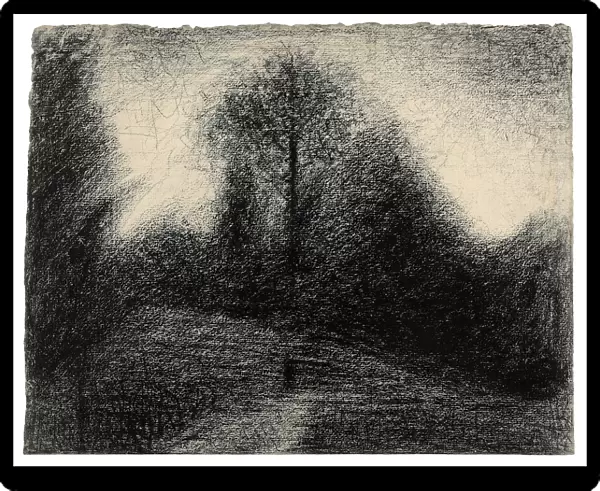Landscape, c. 1881. Creator: Georges-Pierre Seurat