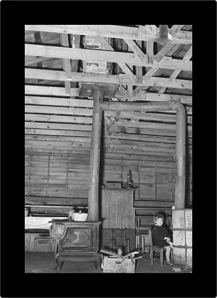 Stoves in former country church now used as residence, near Laurel, Mississippi, 1939. Creator: Dorothea Lange