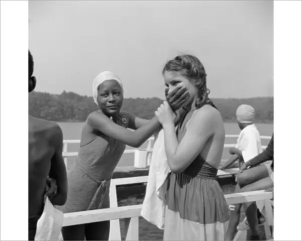 Rumors should not be spread, Camp Christmas Seals, Haverstraw, New York, 1943. Creator: Gordon Parks