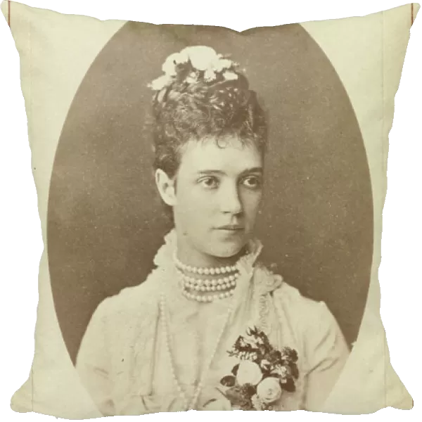 Princess Dagmar (later Empress Mariia Feodorovna) head-and-shoulders... between 1870 and 80. Creator: Unknown