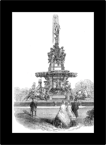 M. Durène's Fountain in the Horticultural Society's Gardens, 1862. Creator: Unknown