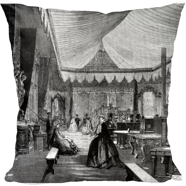 The International Exhibition: the Furniture Court... 1862. Creator: Unknown