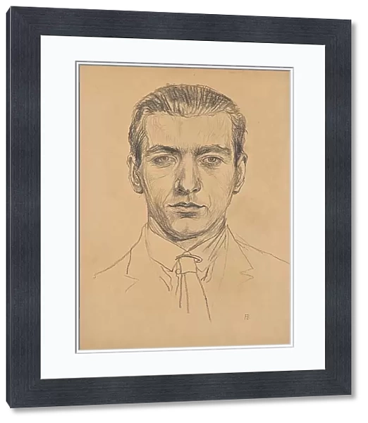 Portrait of Franz Barwig the Younger, around 1921. Creator: Franz Barwig the Elder