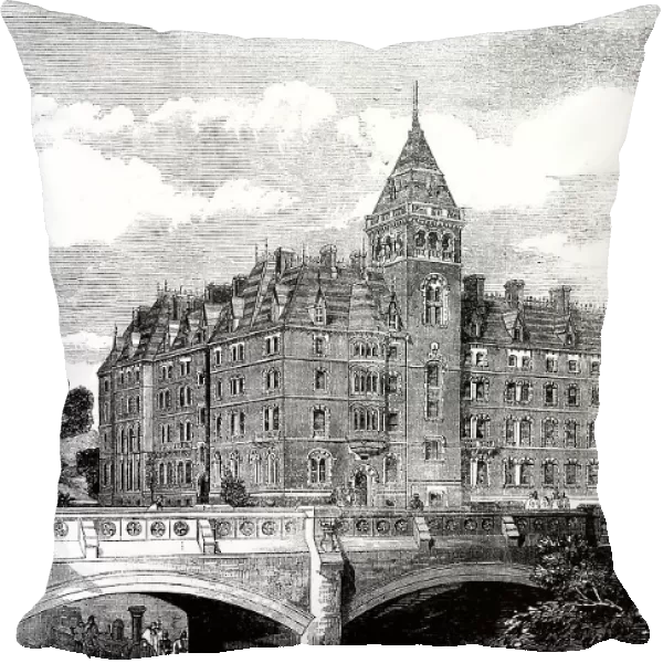 The Imperial Hotel at Great Malvern, 1862. Creator: Unknown