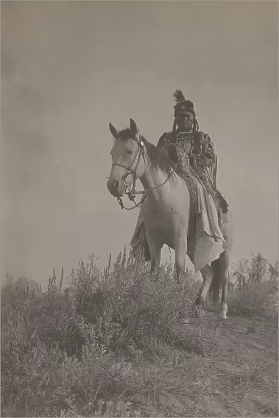 On the lookout, 1908. Creator: Edward Sheriff Curtis