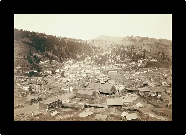 Deadwood, [SD] from McGovern Hill, 1888. Creator: John C. H. Grabill