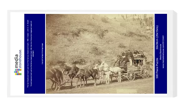 The last Deadwood Coach Last trip of the famous Deadwood Coach, 1890. Creator: John C. H. Grabill