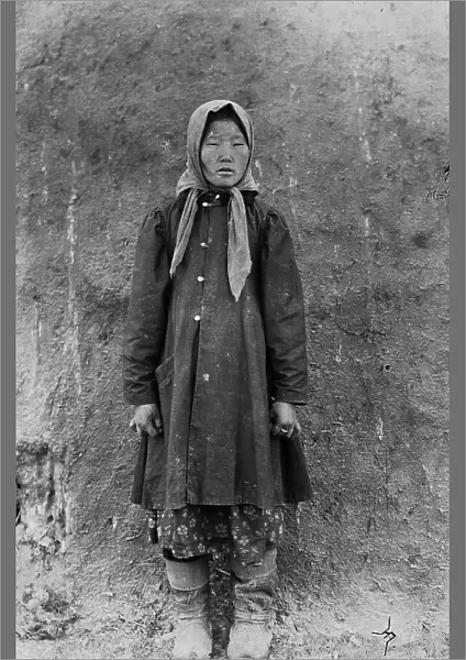 Buryat girl, late 19th cent - early 20th cent. Creator: I Popov