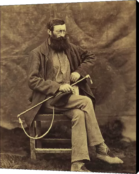 John Keast Lord, naturalist with the Commission survey, full-length portrait... between 1858 and 61 Creator: Unknown