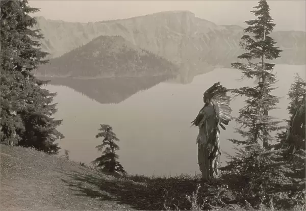 The chief-Klamath, c1923. Creator: Edward Sheriff Curtis