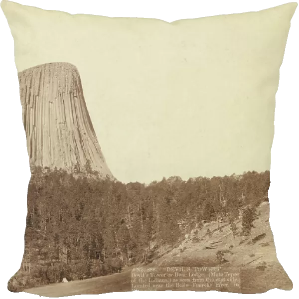 Devil's Tower Devil's Tower or Bear Lodge (Mato [ie Mateo] Tepee of the... 1888. Creator: John C. H. Grabill)