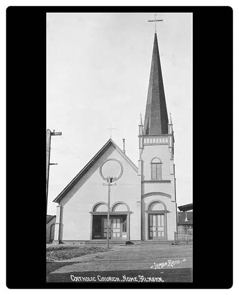 Catholic church, between c1900 and c1930. Creator: Lomen Brothers
