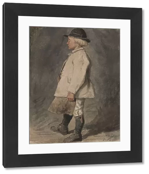 Boy in white shirt, 1865-1890. Creator: Carl Gustaf Hellqvist