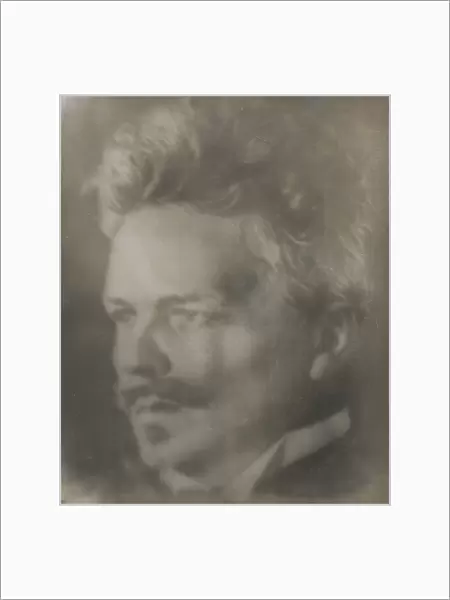 August Strindberg, writer (1849-1912), self-portrait, 1906-07. Creator: August Strindberg