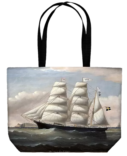 Barque Oden, (c1840s). Creator: O. P. Kolsboe