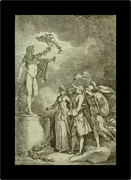 Plates 5-7, from Nella Venuta, 1764. Creator: Franz Edmund Weirotter