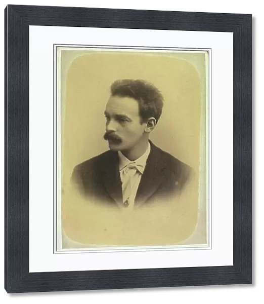 Portrait of the composer Rudolph Sophus Bergh (1859-1924), c. 1890. Creator: Riise, Frederik (1863-1933)