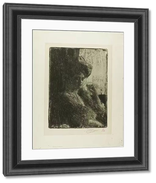 Betty Nansen, 1905. Creator: Anders Leonard Zorn