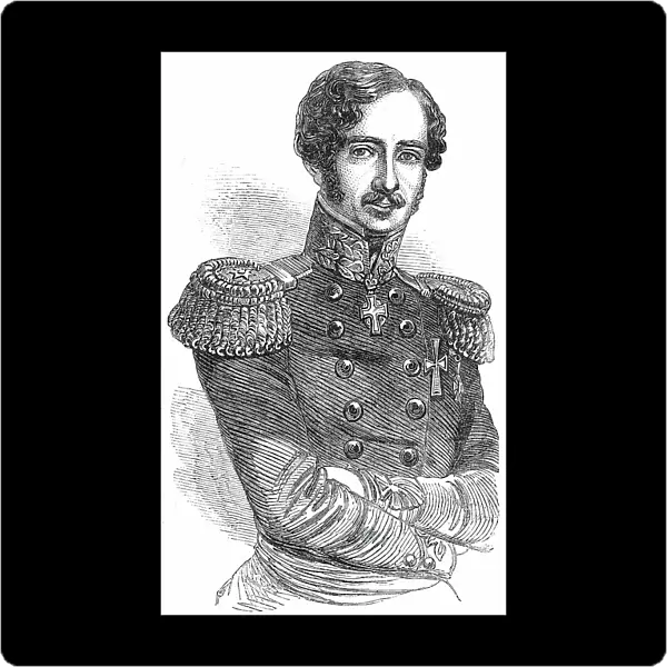 Christian Julius de Meza, Major-General, and Commander-in-Chief of the Danish Artillery, 1850. Creator: Unknown