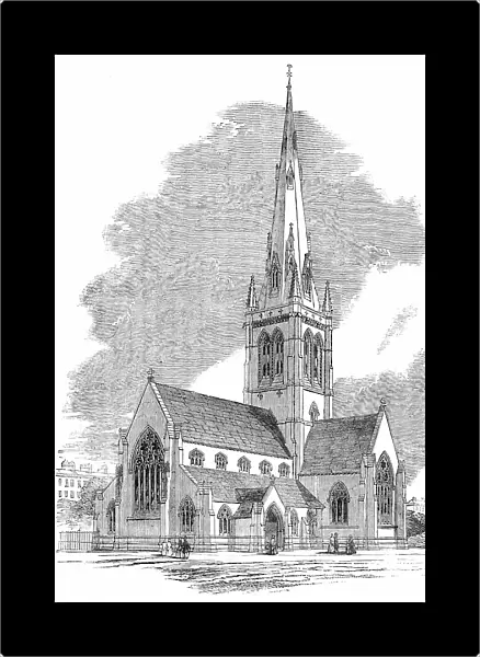 Church of the Holy Trinity, Building at Westminster, 1850. Creator: Unknown