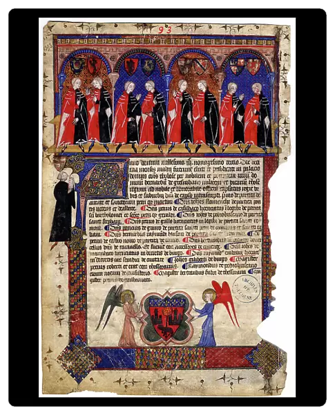 Livre I des annales (1295-1532), Les portraits des capitouls de l'année 1393-1394, 1393-1394. Creator: Anonymous