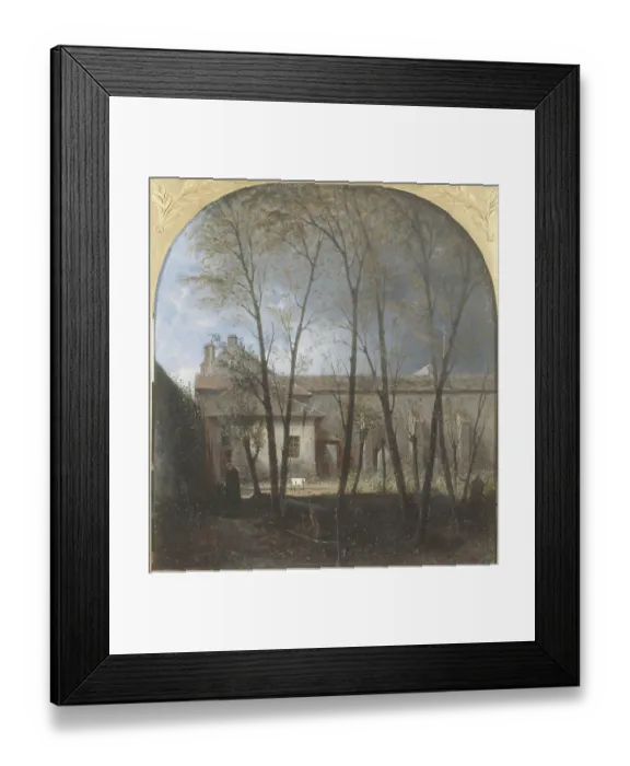 Framed Print : Sainte-Marguerite Cemetery Print, 1856