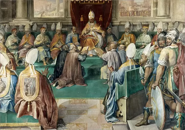The Council of Vienne, ca 1585-1590. Creator: Nebbia, Cesare (1536-1614)