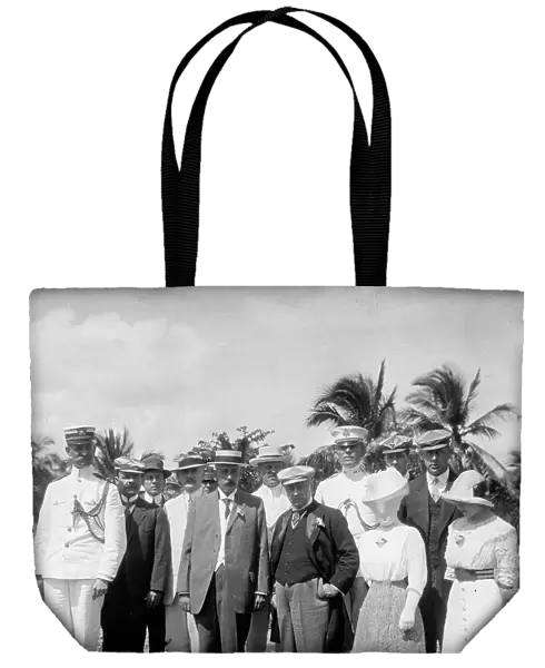 Philander C. Knox Visit To Central America And The West Indies - Knox In San Domingo, 1912. Creator: Harris & Ewing. Philander C. Knox Visit To Central America And The West Indies - Knox In San Domingo, 1912. Creator: Harris & Ewing