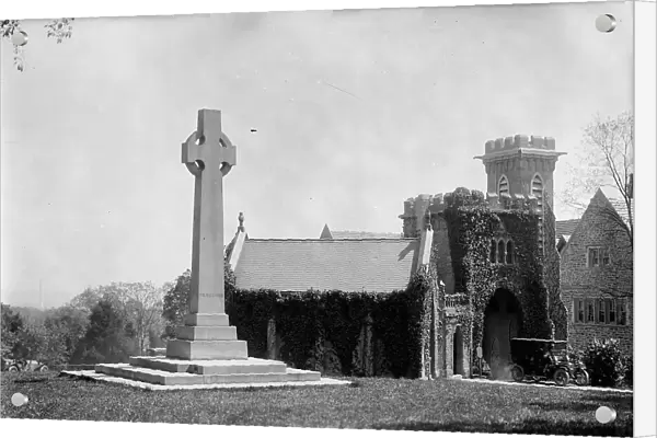 Peace Cross At Cathedral of Washington, 1912. Creator: Harris & Ewing. Peace Cross At Cathedral of Washington, 1912. Creator: Harris & Ewing
