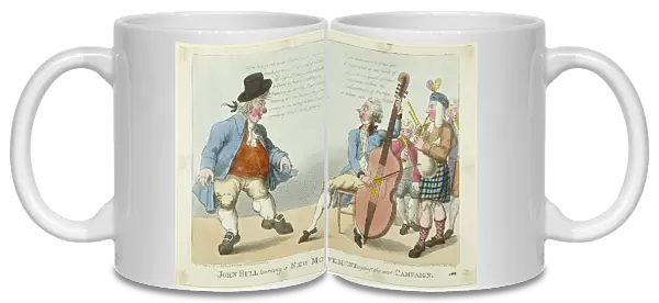 John Bull Learning a New Movement, published March 21, 1799. Creator: Unknown