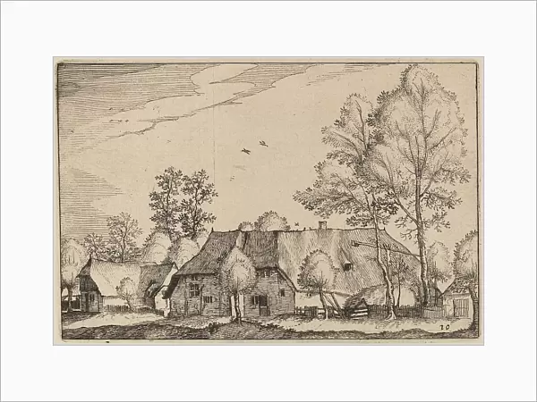 Large Farm, published 1612. Creator: Claes Jansz Visscher