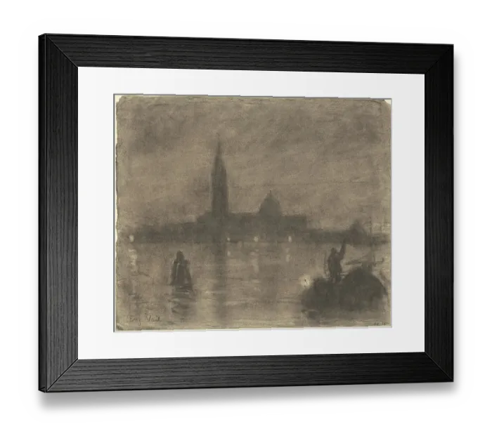 Framed Print : Evening Print of San Giorgio Maggiore, Venice